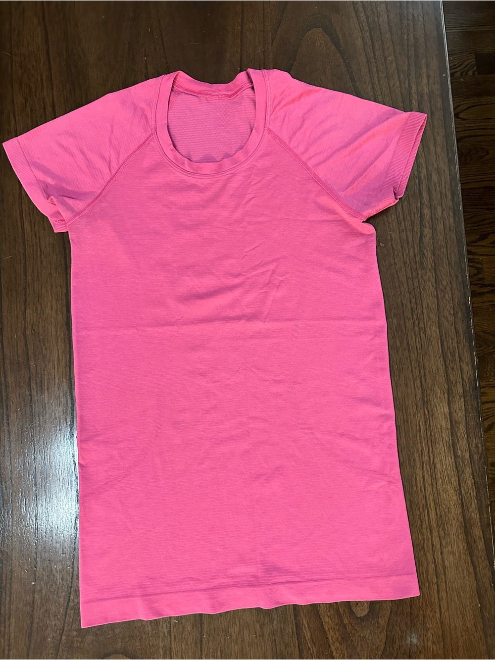 lululemon swiftly tech short sleeve in sonic pink